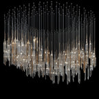 Crystal Icicle Rain Chandelier