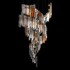 Crystal Prism Waterfall Chandelier