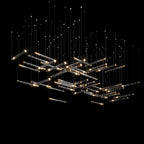 Linear Spark Scatter Chandelier