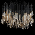 Crystal Sail Cascade Chandelier