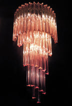 Murano Wall Lamp | 41 Pink Prism Glass | Set of 2