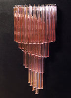Murano Wall Lamp | 41 Pink Prism Glass | Set of 2
