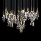 Crystal Petal Drop Chandelier