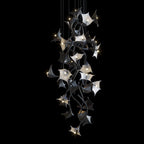 Monochrome Manta Vine Chandelier