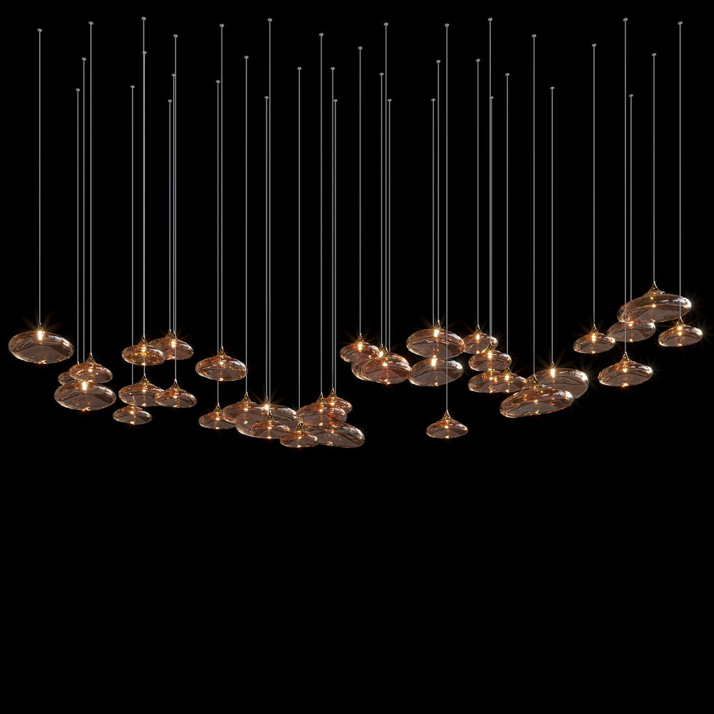 Smoke Saucer Drift Chandelier