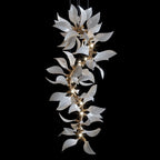 White Leaf Vine Chandelier