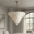 Porto Alabaster Modern Chandelier by Bling Lighting Studio