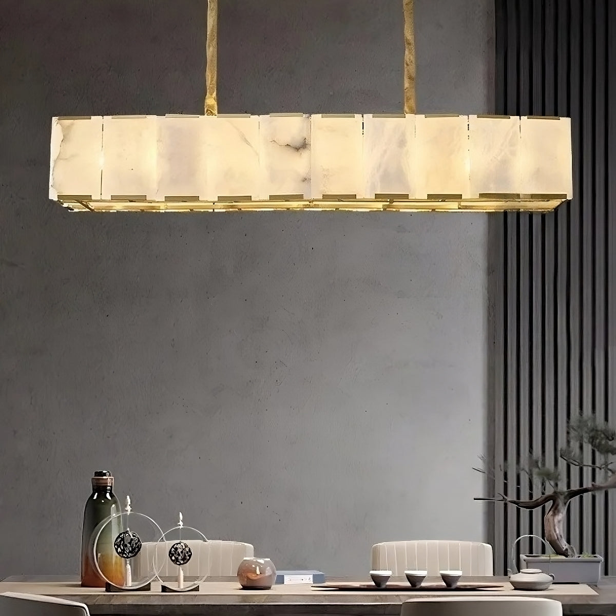 Solaro Natural Alabaster Chandelier product image
