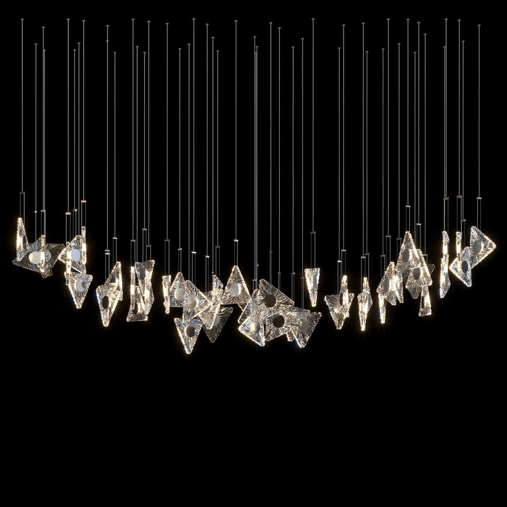 Crystal Bow Cluster Chandelier