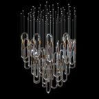 Glass Loop Waterfall Chandelier