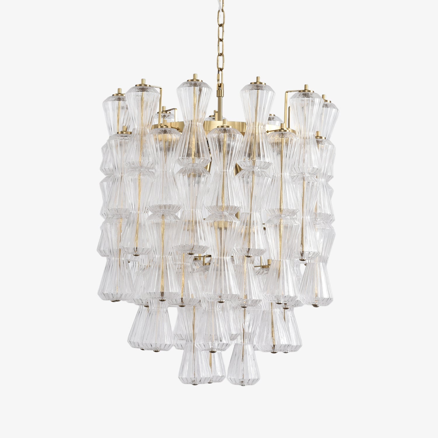 Florenzia Glass Chandelier Glass lighting by Bling Lighting Studio