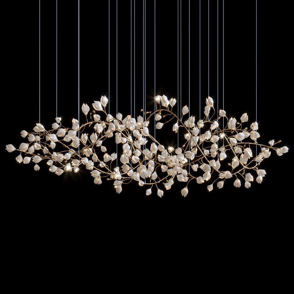 Linear Spark Vine Chandelier