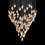 White Diamond Cascade Chandelier