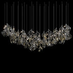 White Calla Cascade Chandelier