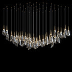 Crystal Petal Drop Chandelier