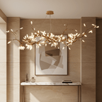 Selenite Crystal Blossom Branching Tree Chandelier by Bling Lighting Studio