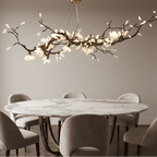 Selenite Crystal Blossom Branching Tree Chandelier by Bling Lighting Studio