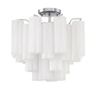 Addis Murano Glass Semi-Flush Ceiling Mount 17''W