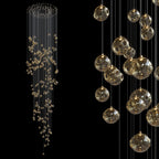 Glass Bubble Cloud Chandelier