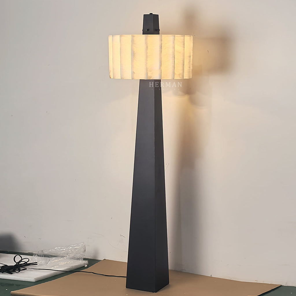 Alabaster Pantheon Floor Lamp