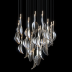 Crystal Flame Drop Chandelier