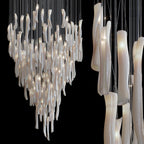 Crystal Spire Bar Chandelier