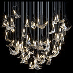 Clear Manta Cascade Chandelier