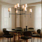 Rhodes 2-Tier Round Chandelier material and finish detail
