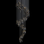 White Petal Drop Chandelier
