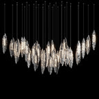 Silver Ice Shard Chandelier