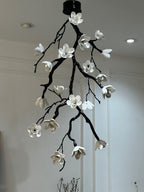 Large Long Branch Flower Chandelier by Bling Lighting Studio