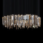 Crystal Ribbon Waterfall Chandelier