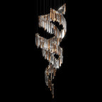 Crystal Prism Waterfall Chandelier
