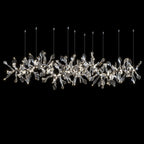 White Calla Orbit Chandelier