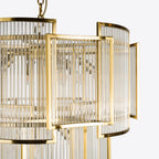 Brass Monte Carlo Grande Chandelier 26.8"