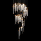 Linear Tube Rain Chandelier