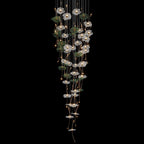 Glass Lotus Pond Chandelier