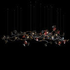 Monochrome Calla Vine Chandelier