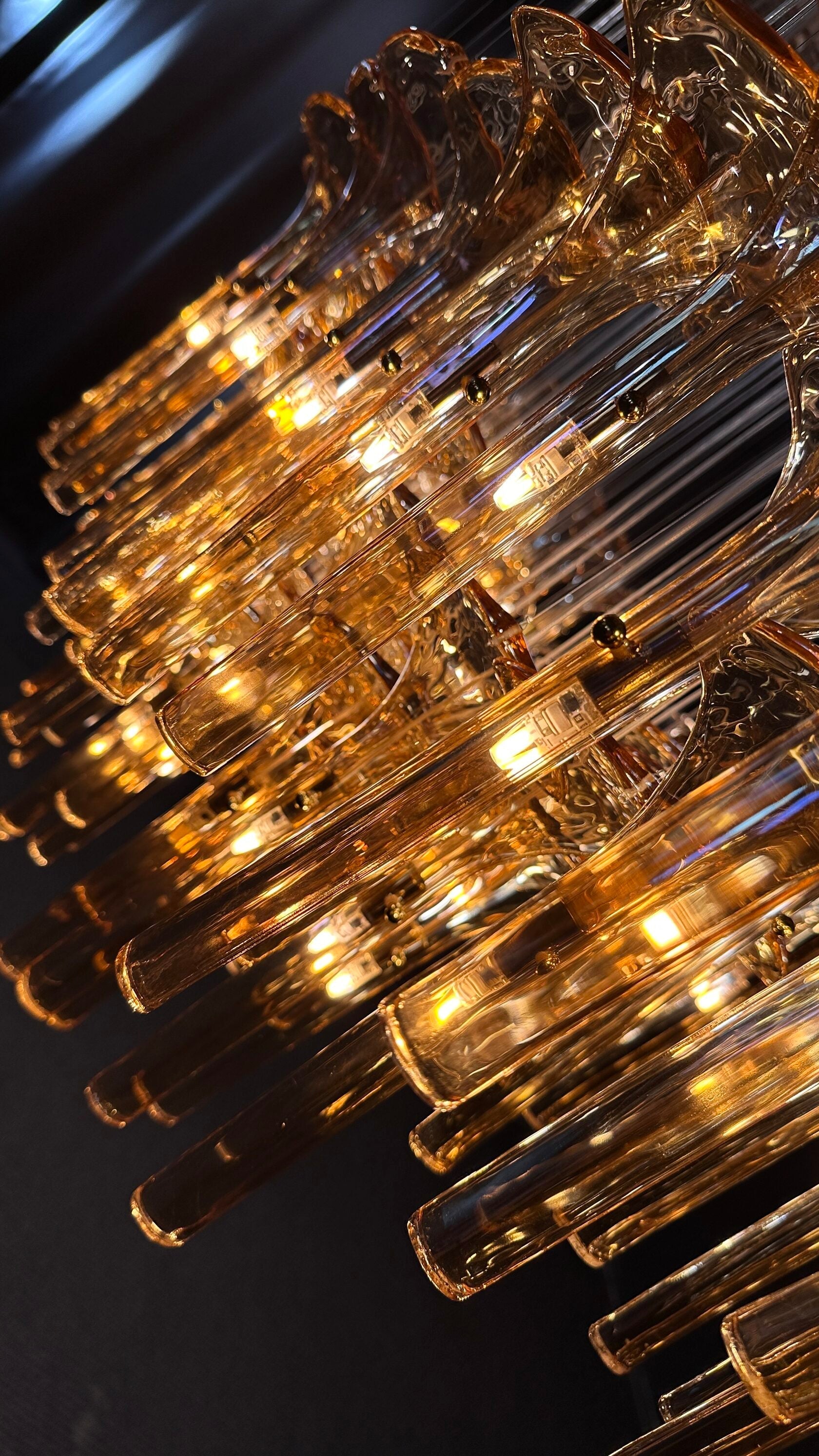 Crystal Calla Reed Chandelier