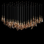 Crystal Petal Drop Chandelier