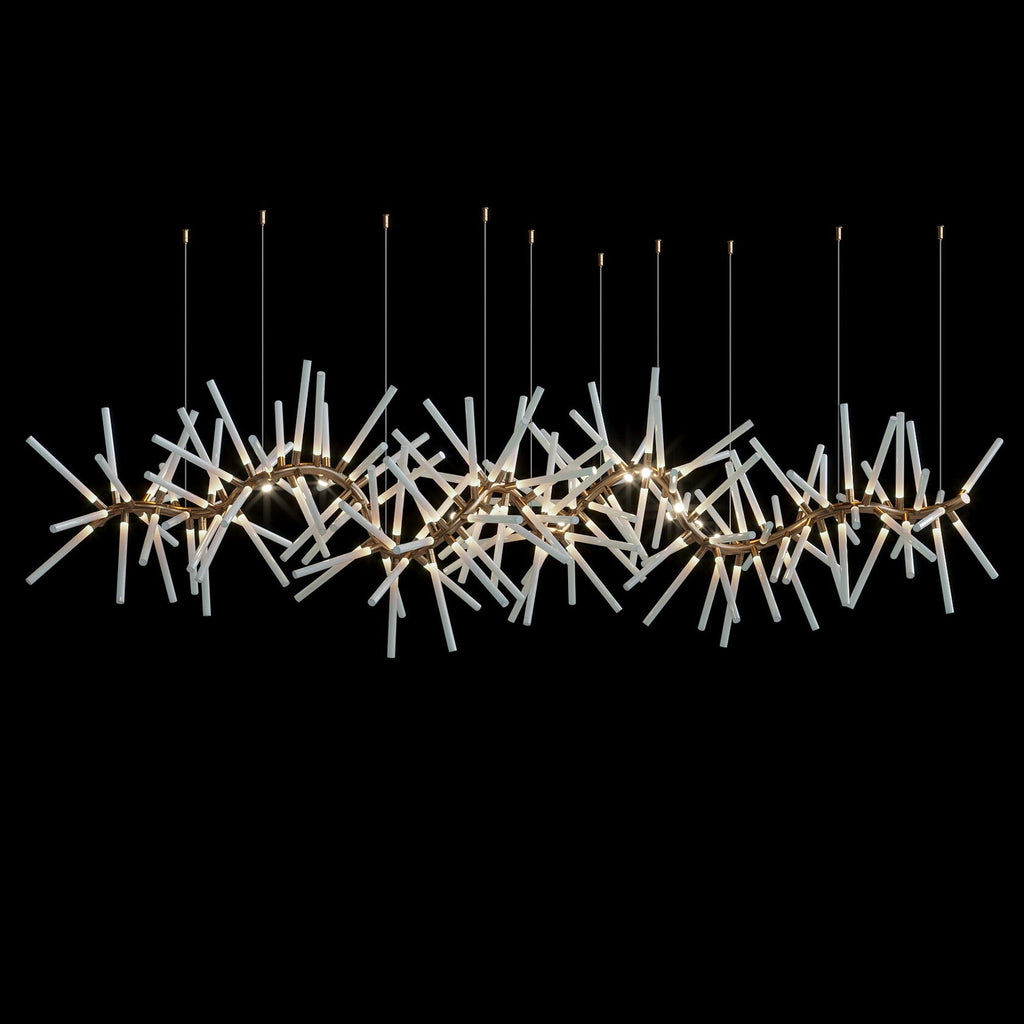 Crystal Starburst Branch Chandelier