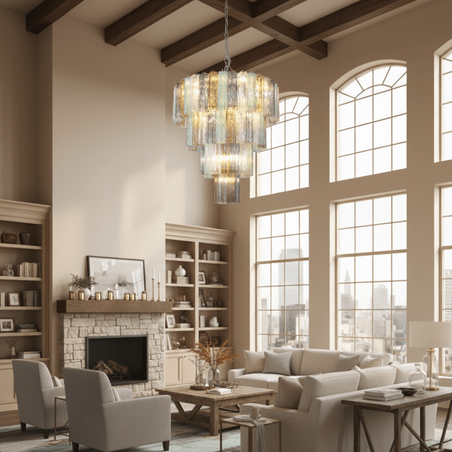 Modern Lustrava Tube Chandelier product image
