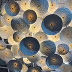Ivory Pebble Cloud Chandelier