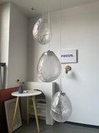Liquid Glass Stone Pendant Light