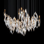 Crystal Petal Pod Chandelier