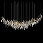 White Calla Cascade Chandelier