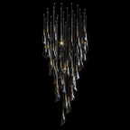 White Petal Drop Chandelier