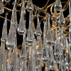 Olive Leaf Rain Chandelier