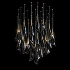White Petal Drop Chandelier