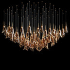 Crystal Petal Drop Chandelier